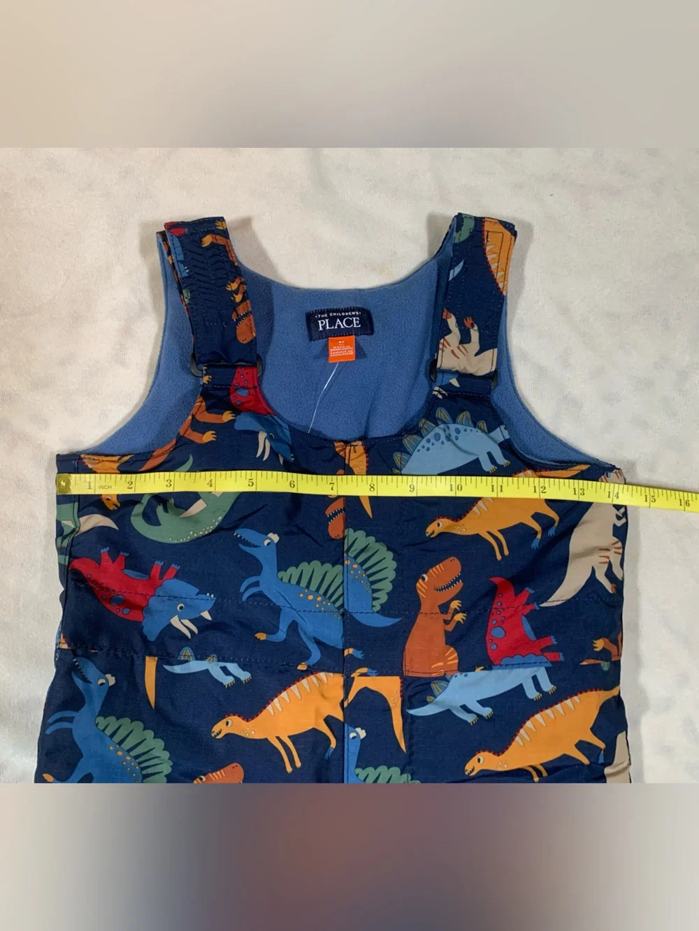 🦕 The Children's Place Dinosaur Print Snow Bibs 4T